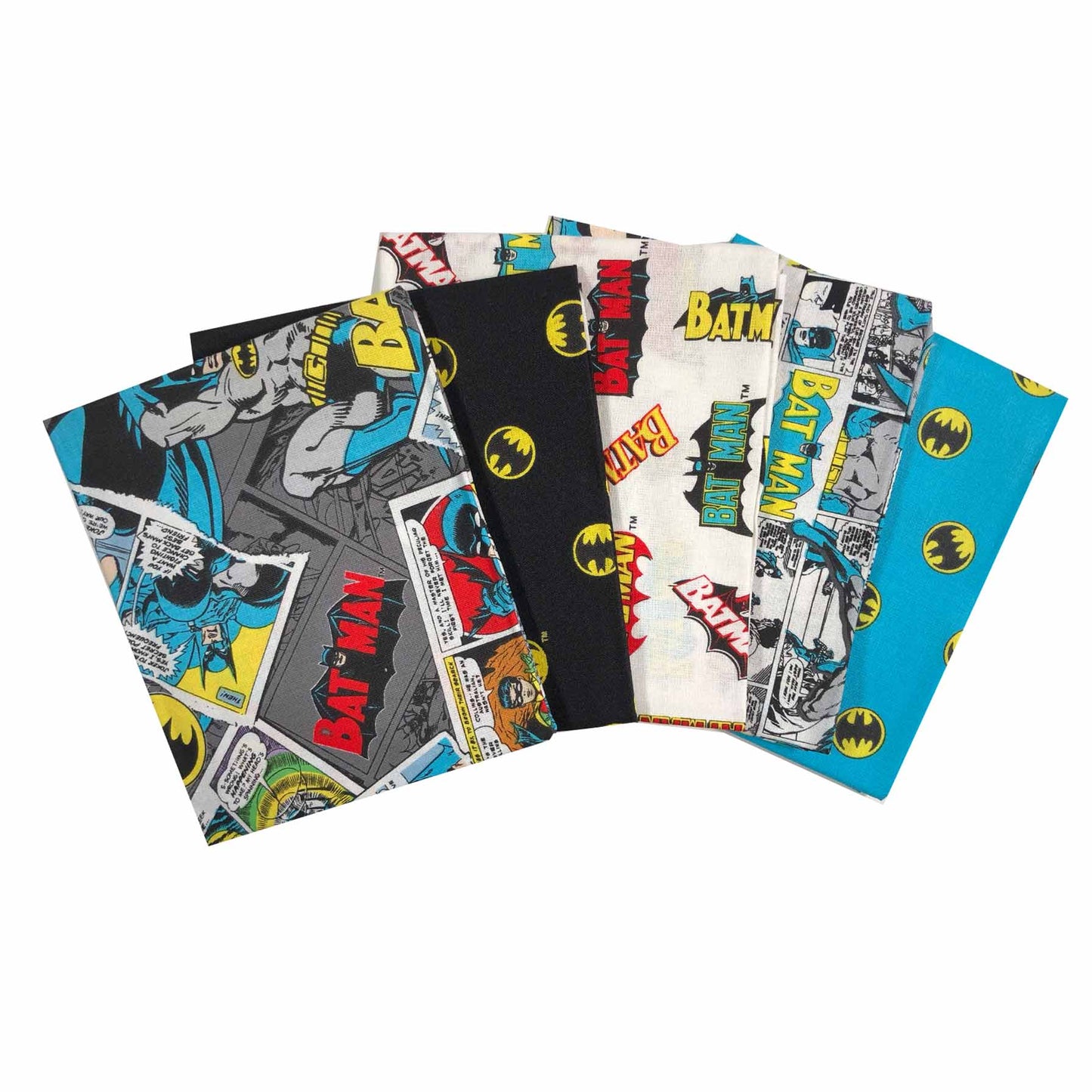 Batman fat Quarter Bundle, Batman and Robin fabric - The Quilt Sanctuary