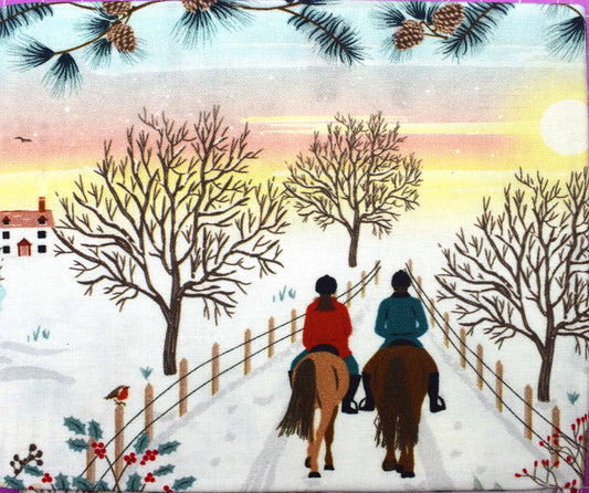 Christmas in the country Fat Quarter Bundle, cotton quilting fabric - The Quilt Sanctuary