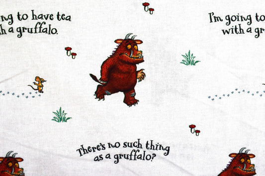 Gruffalo fabric, No such things as a gruffalo, Quilting Fabric, Cotton Fabric - Price by the Half Metre - The Quilt Sanctuary