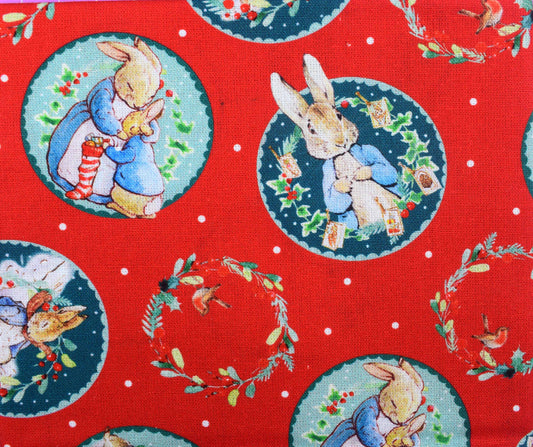 Peter Rabbit Christmas fabric collection, Hoppy Holidays, Quilting Fabric - The Quilt Sanctuary