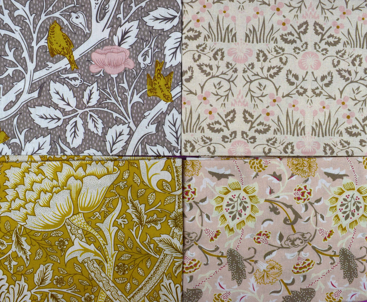 William Morris Hazy Days Fat Quarter, cotton quilting fabric, The Quilt Sanctuary