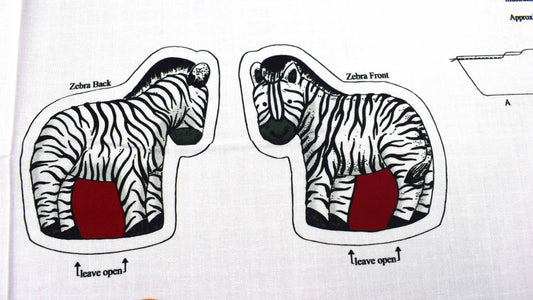 Noah’s Ark Fabric Panel with Animal Pairs and Instructions by QT Fabrics for Soft Toy Sewing Craft Project -Not Ready Made - The Quilt Sanctuary