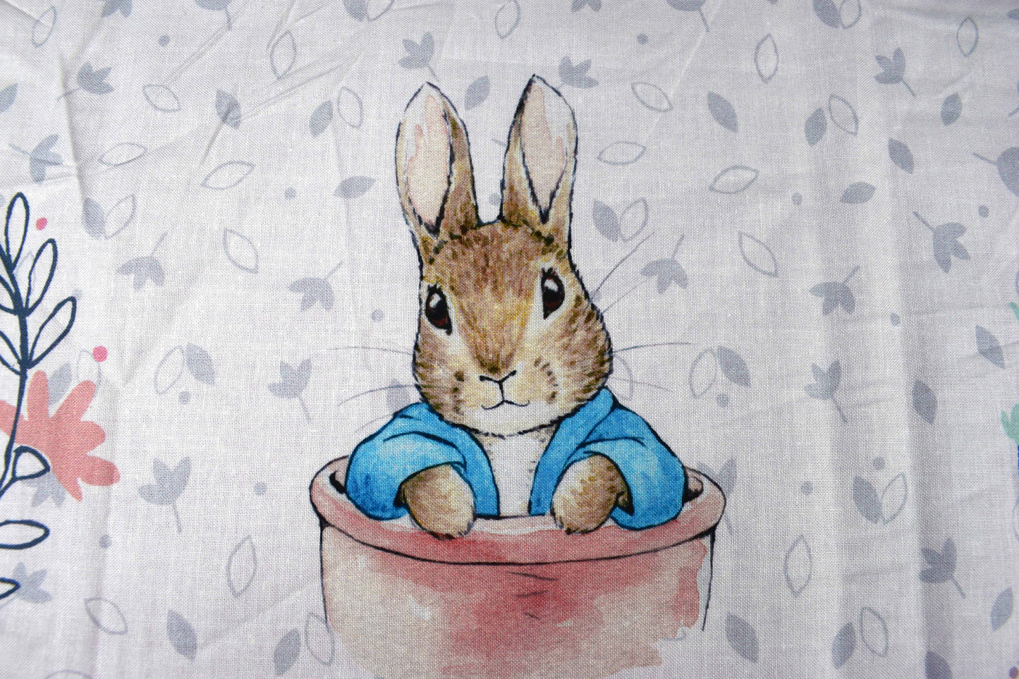 Peter Rabbit fabric panel, Beatrix Potter, Quilting fabric