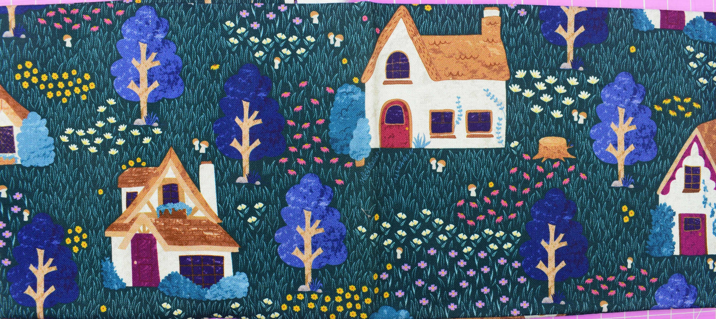 Enchanted Cottage by Kimberley Hind, fat Quarter Bundle, Cotton Quilting Fabric