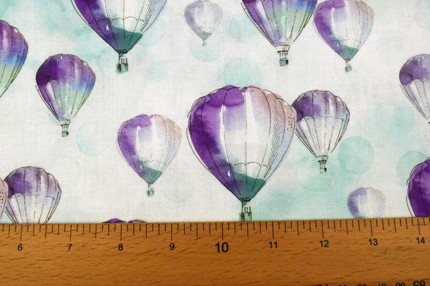 Hot air balloon fabric, cotton quilting fabric - Price by Half Metre - The Quilt Sanctuary