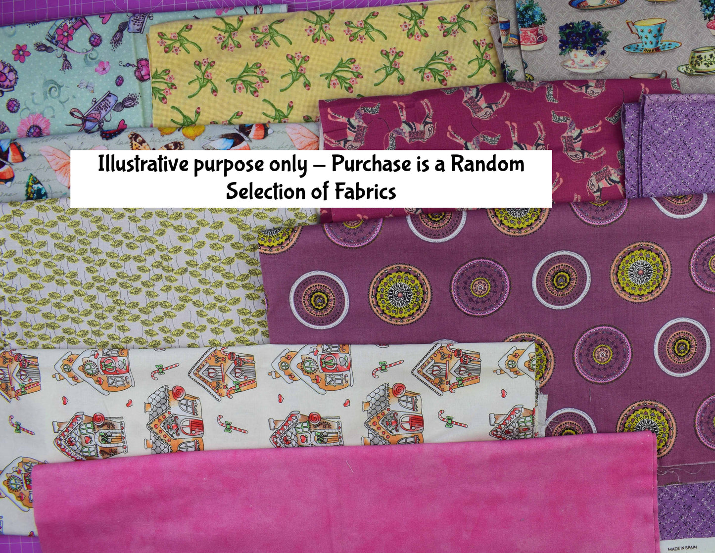 Scrap Bag of Quilting Fabric, 100% Cotton Quilting Fabric