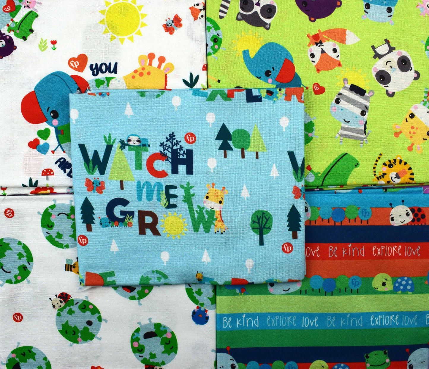 Childrens fat Quarter Bundle, Fisher Price Fabric - The Quilt Sanctuary