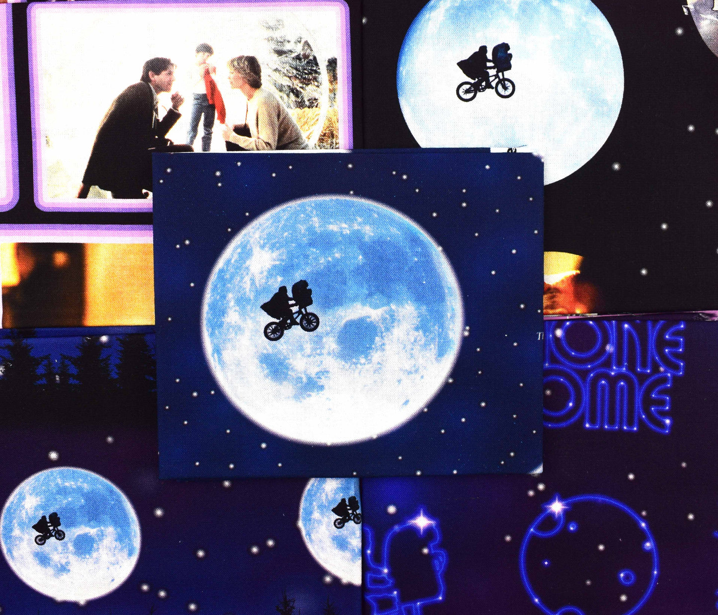 ET fat Quarter Bundle, cotton quilting fabric, The Quilt Sanctuary