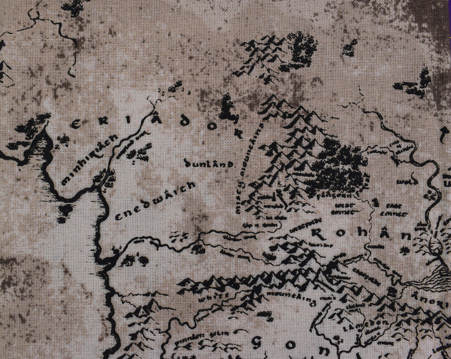 Lord of the Rings fat Quarter Bundle, cotton quilting fabric The Quilt Sanctuary