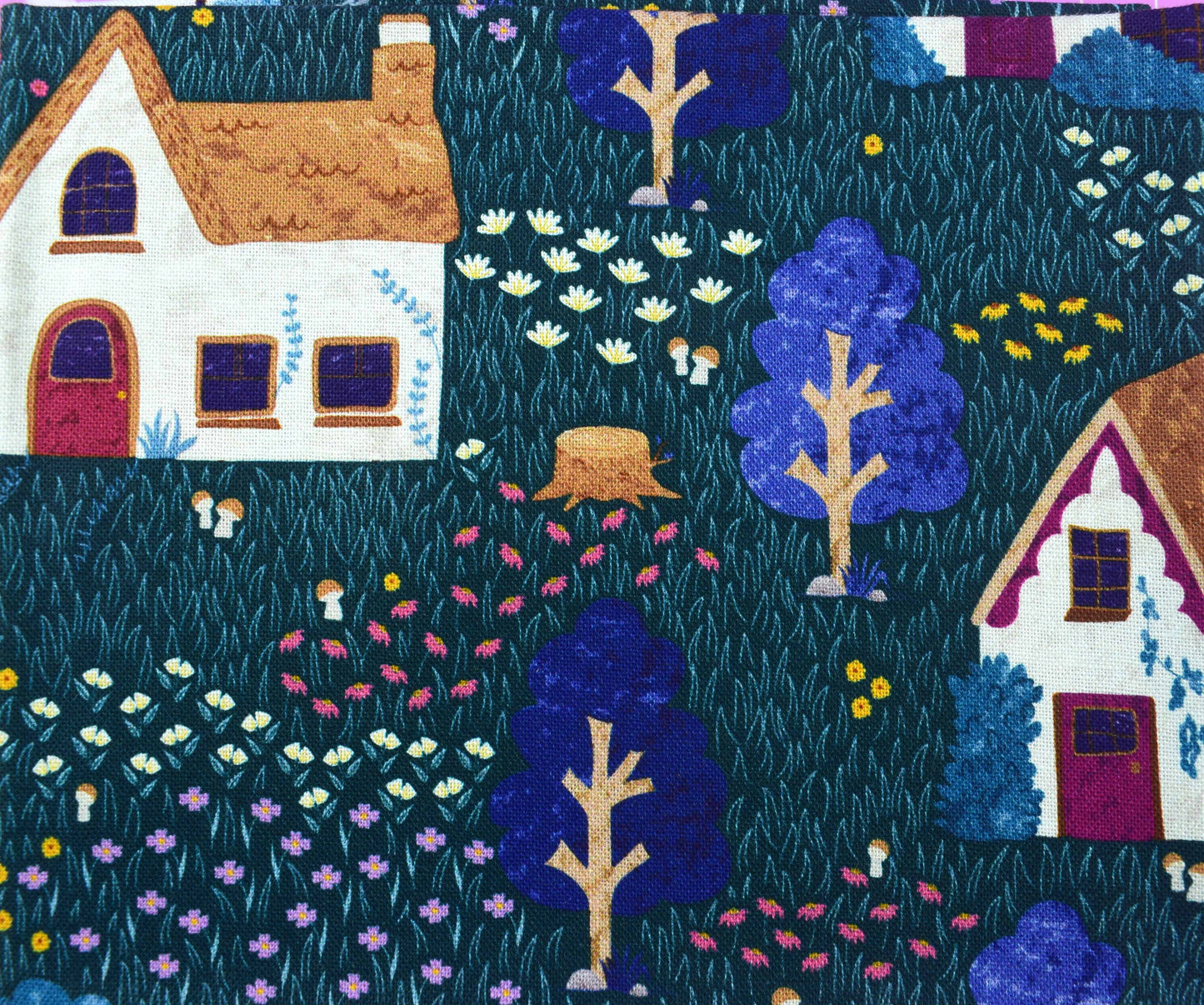 Enchanted Cottage by Kimberley Hind, fat Quarter Bundle, Cotton Quilting Fabric