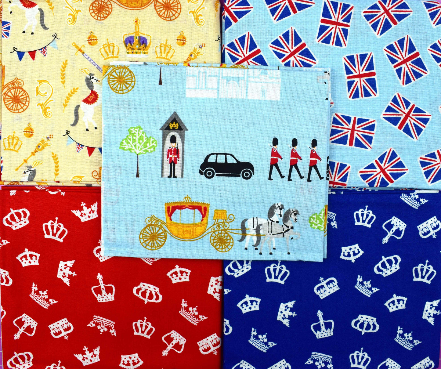 London fat Quarter Bundle, Cotton quilting fabric - The Quilt Sanctuary