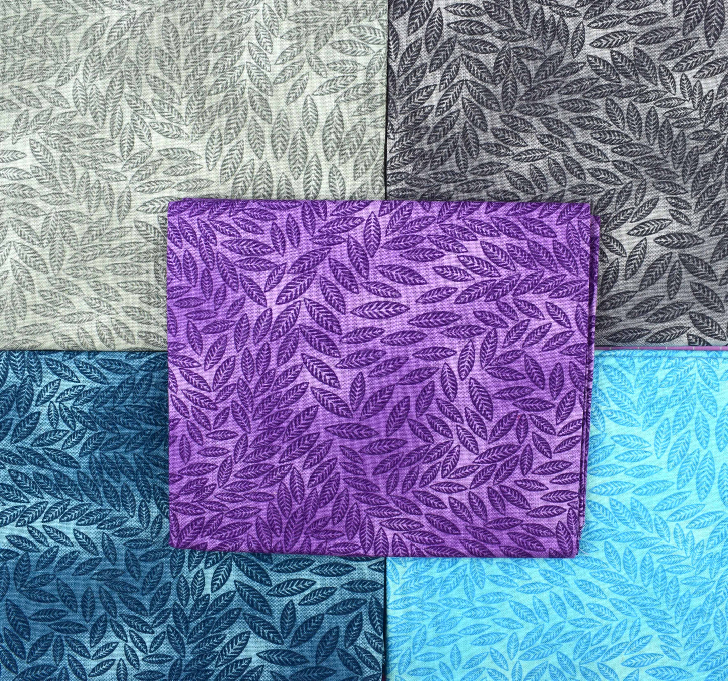 Storm colours fat Quarter Bundle, blender fabric, quilting fabric - The Quilt Sanctuary