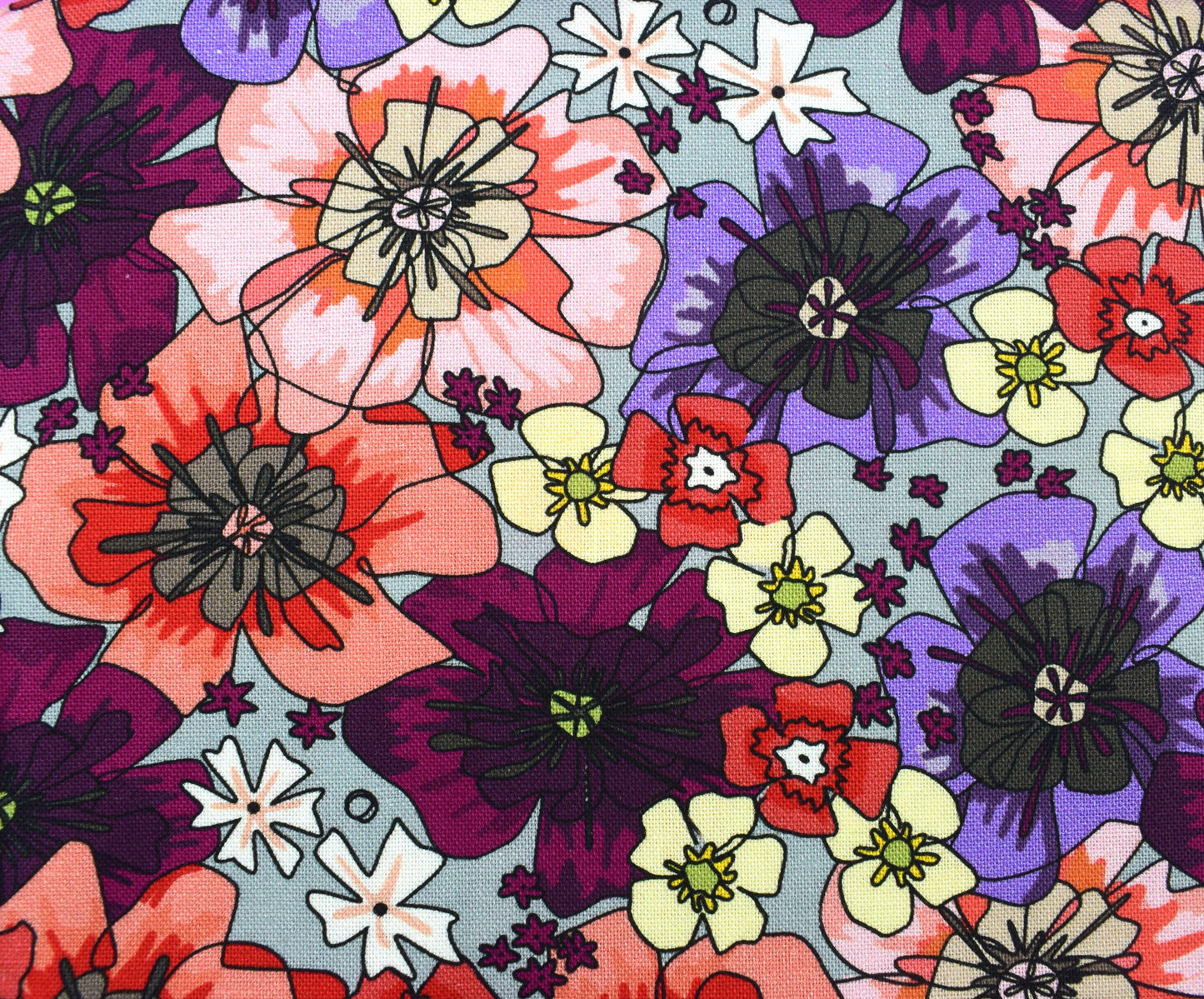 Field of Memories, The Crafty Lass, Organic Cotton Fat Quarters, quilting fabric - The Quilt Sanctuary