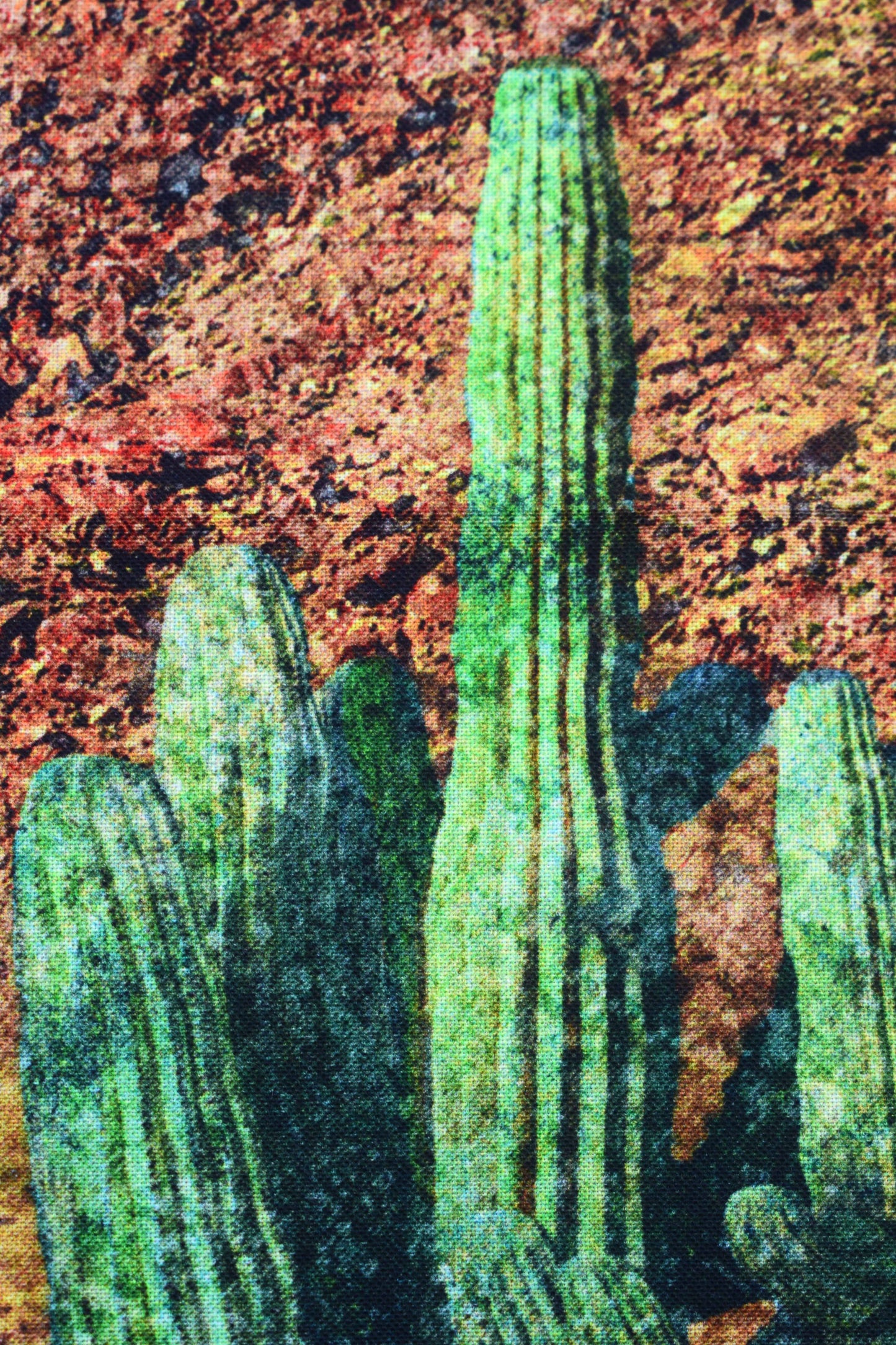 Sedona Spirit Fabric Panel for Quilting, Desert Landscape Cotton Quilt Panel