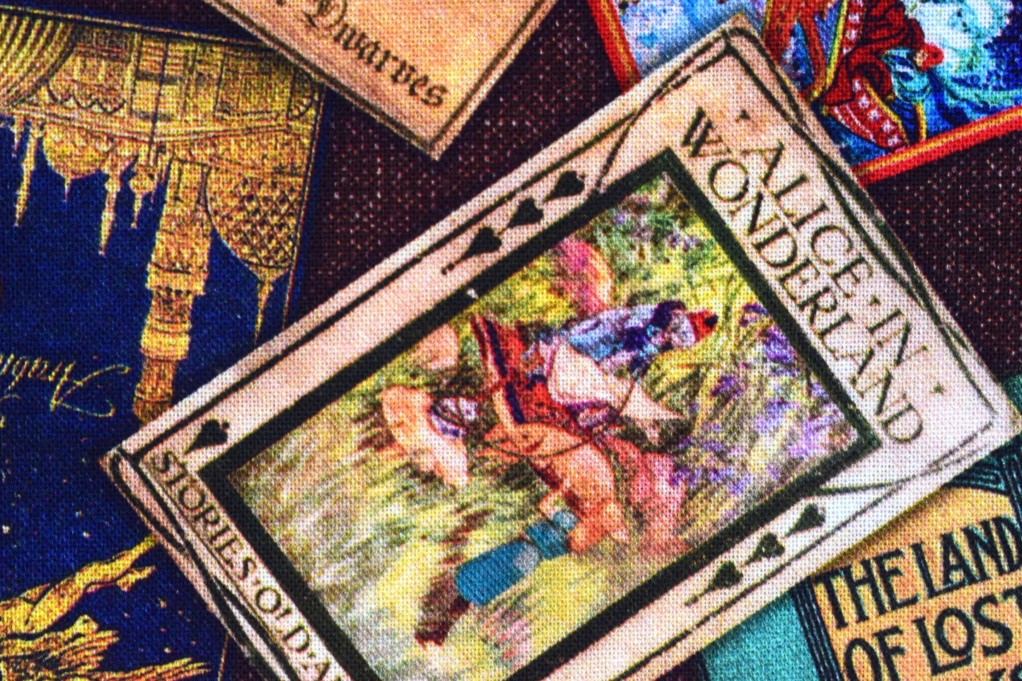 Vintage books fabric, quilting fabric, tossed books, Robert Kaufman, Price by the Half Metre - The Quilt Sanctuary