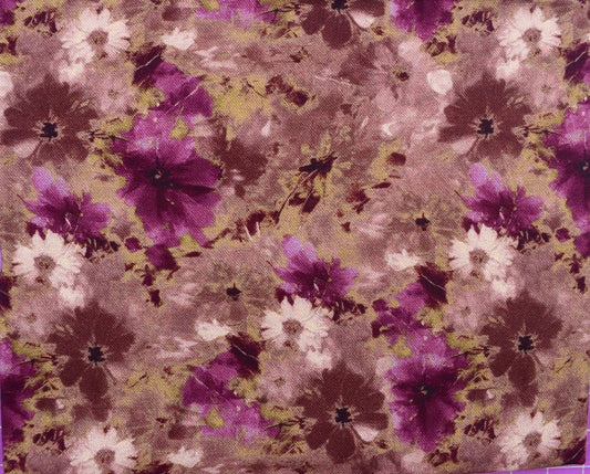 Vintage Rose Floral Fat Quarters, Quilting Cotton Fabric Pack - The Quilt Sanctuary