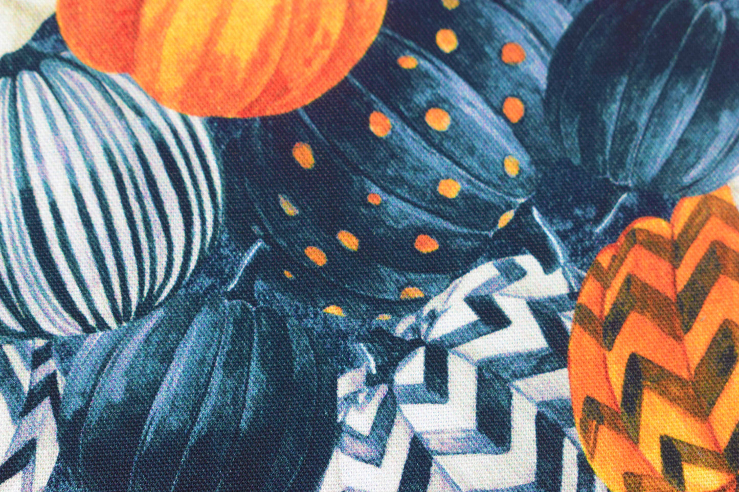 Pumpkin fabric, Harvest festival, Quilting fabric, cotton fabric - Price per half Metre
