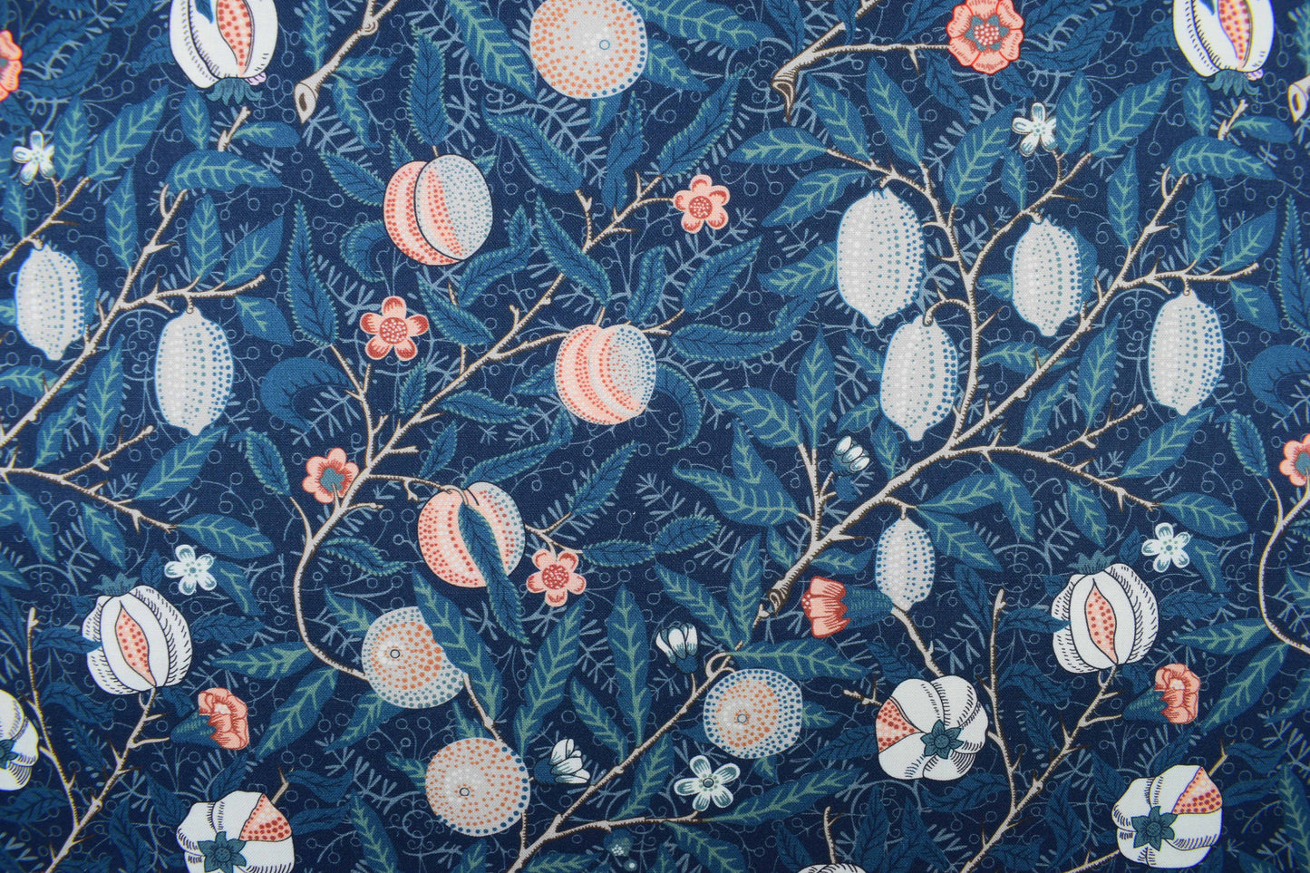 William Morris Pomegranate, Sweet Symphony, organic Quilting fabric, cotton fabric - Price by the Half Metre