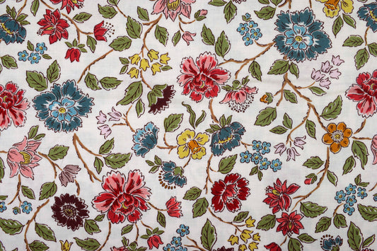 Northanger Abbey floral cotton quilting fabric inspired by Jane Austen - Price by Half Metre - The Quilt Sanctuary