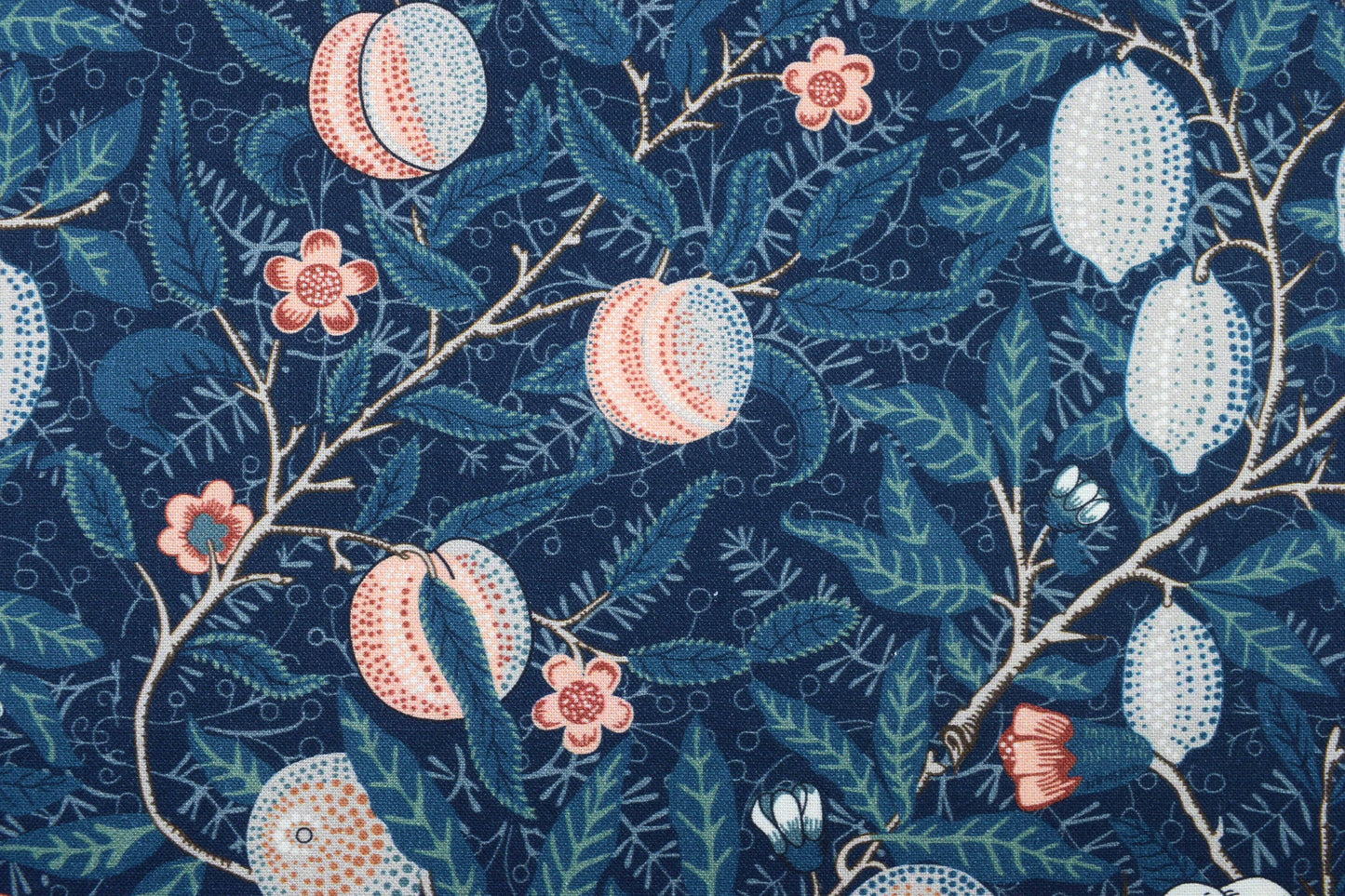 William Morris Pomegranate, Sweet Symphony, organic Quilting fabric, cotton fabric - Price by the Half Metre
