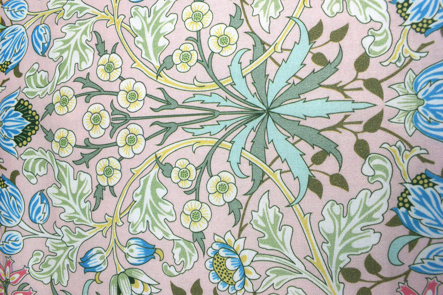 William Morris Hyacinth, Simply Nature, organic Quilting fabric, cotton fabric - Price by the Half Metre - The Quilt Sanctuary