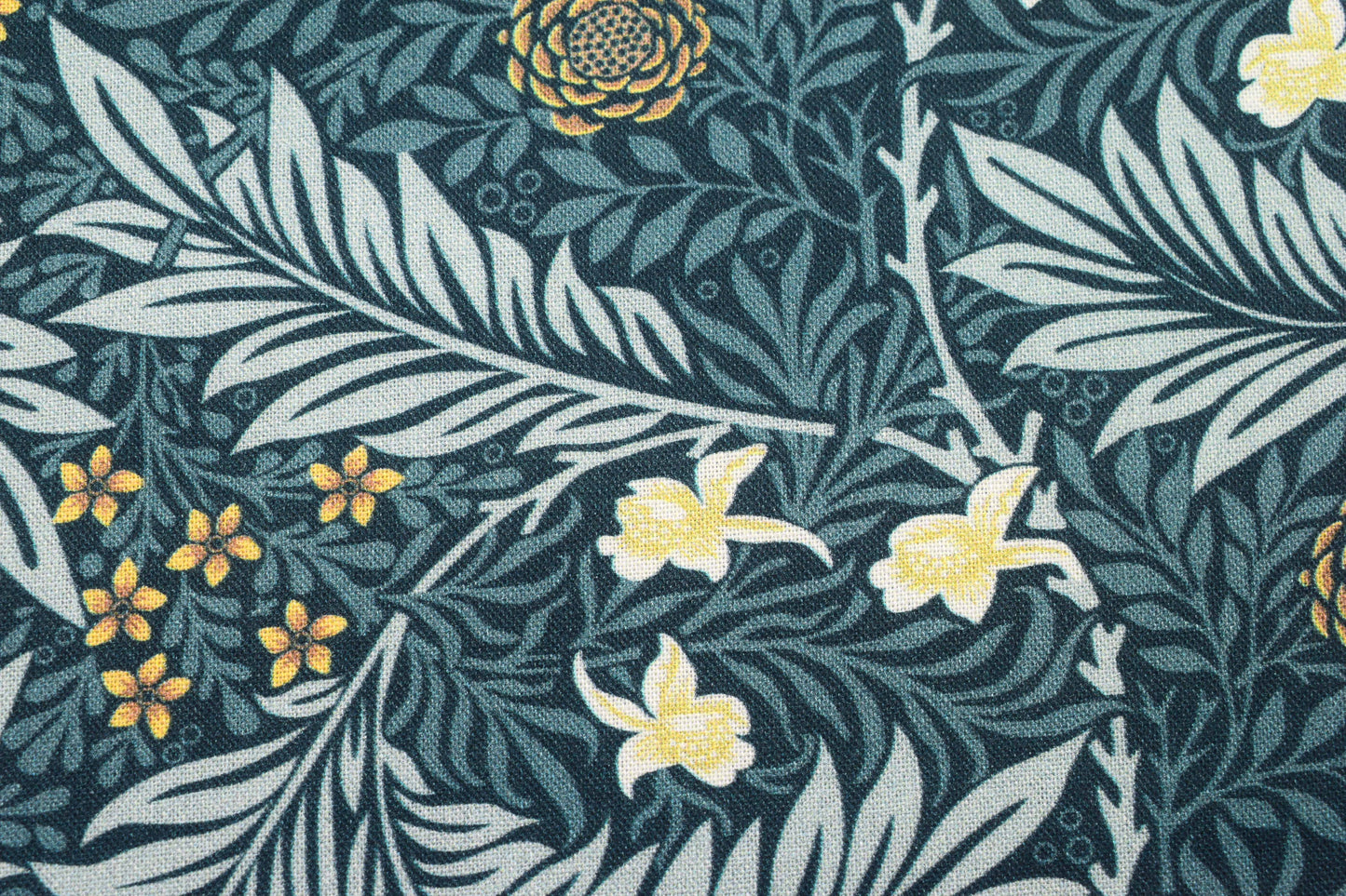 William Morris Larkspur Fabric, Kelmscott Garden Cotton Quilting - Price by the Half Metre - The Quilt Sanctuary
