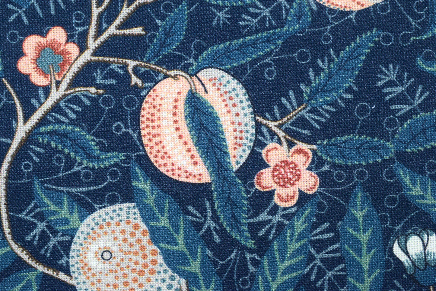William Morris Pomegranate, Sweet Symphony, organic Quilting fabric, cotton fabric - Price by the Half Metre