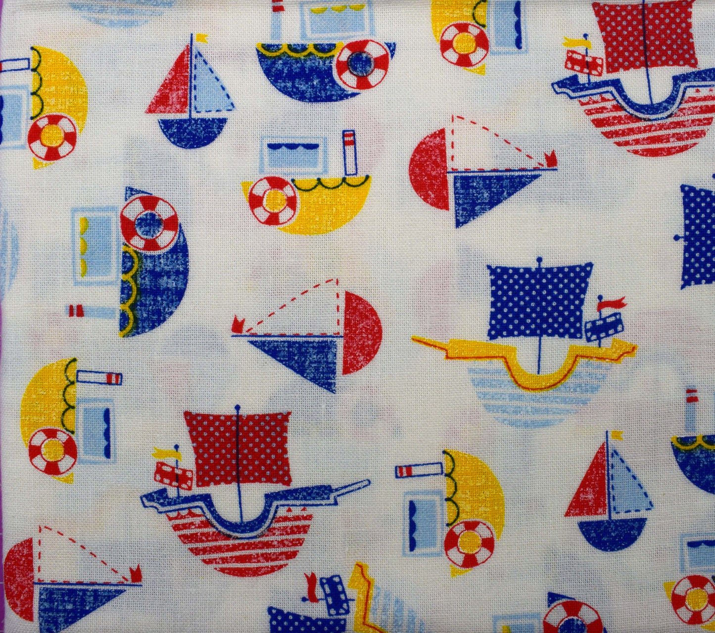 seaside fat Quarter Bundle, summer fabric, quilting fabric, crab fabric, sailing boats