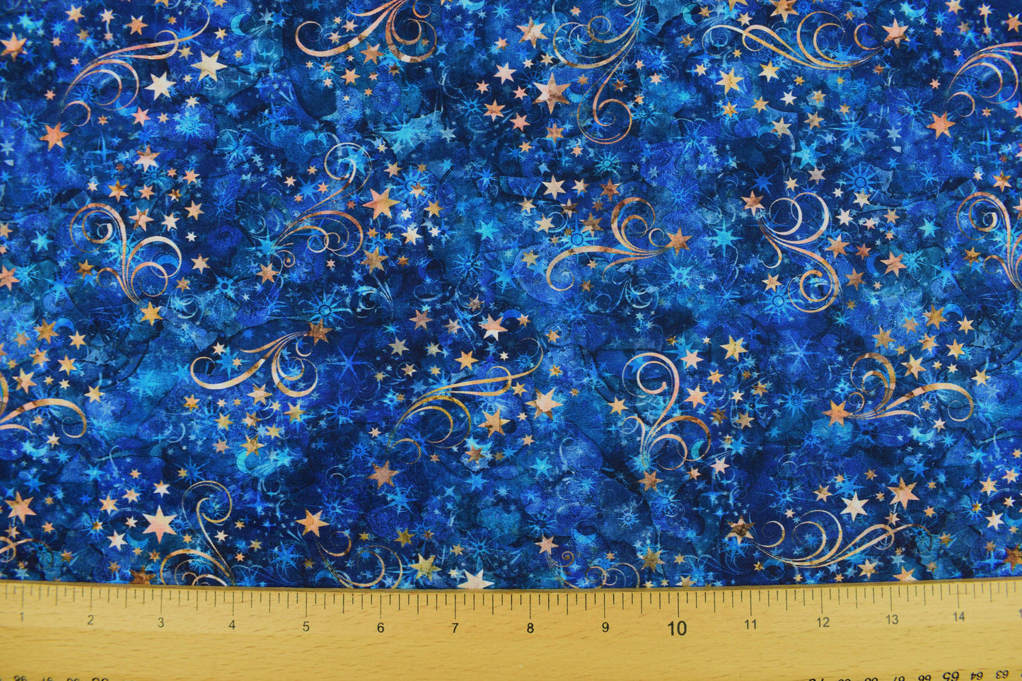 Blue star extra wide Quilting fabric, cotton fabric - Price by the Half Metre - The Quilt Sanctuary