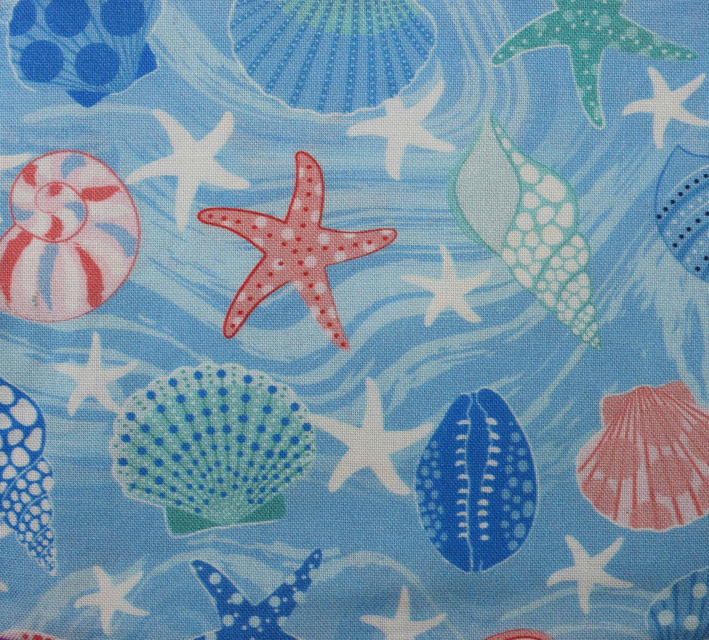Sea Life Fat Quarter Bundle, Tranquil Shores, quilting fabric - The Quilt Sanctuary