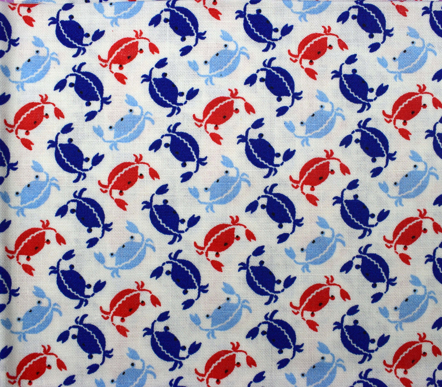seaside fat Quarter Bundle, summer fabric, quilting fabric, crab fabric, sailing boats