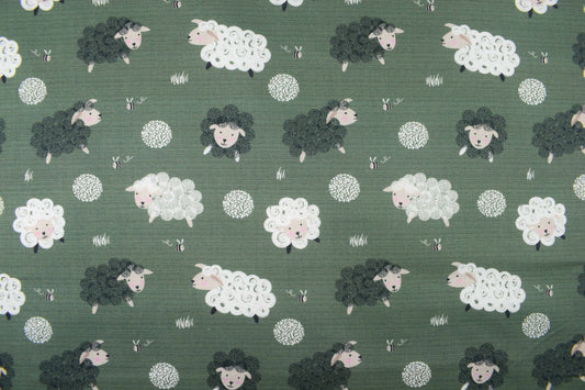 Sheep cotton quilting fabric - Price by Half Metre - The Quilt Sanctuary