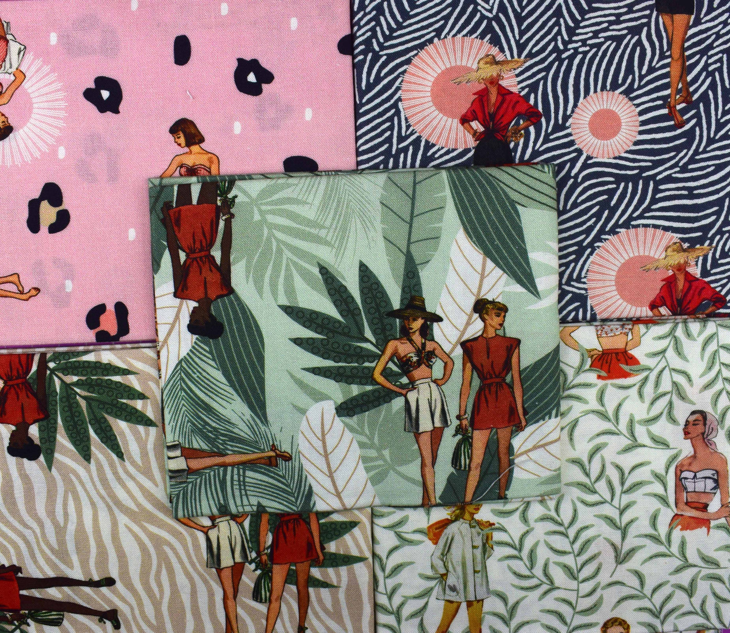 Simplicity Vintage Safari Sunset fat Quarter Bundle - The Quilt Sanctuary