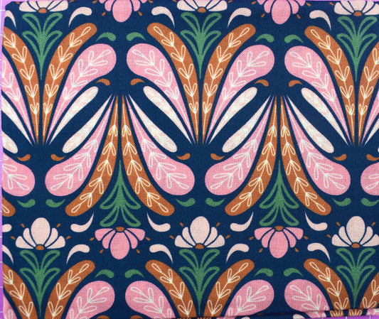 Deco Blooms Fat Quarter Bundle - Art Deco Floral Fabric for Quilting - The Quilt Sanctuary