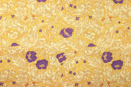 William Morris Bachelor’s Button Floral Quilting Fabric – Olive Orchard - Price by the Half Metre - The Quilt Sanctuary