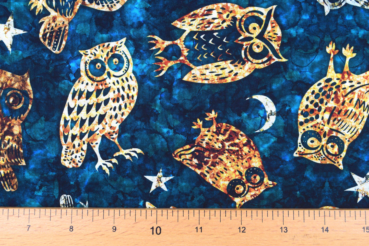 Wild Wood Owl fabric, Quilting fabric, cotton fabric - Price by the Half Metre