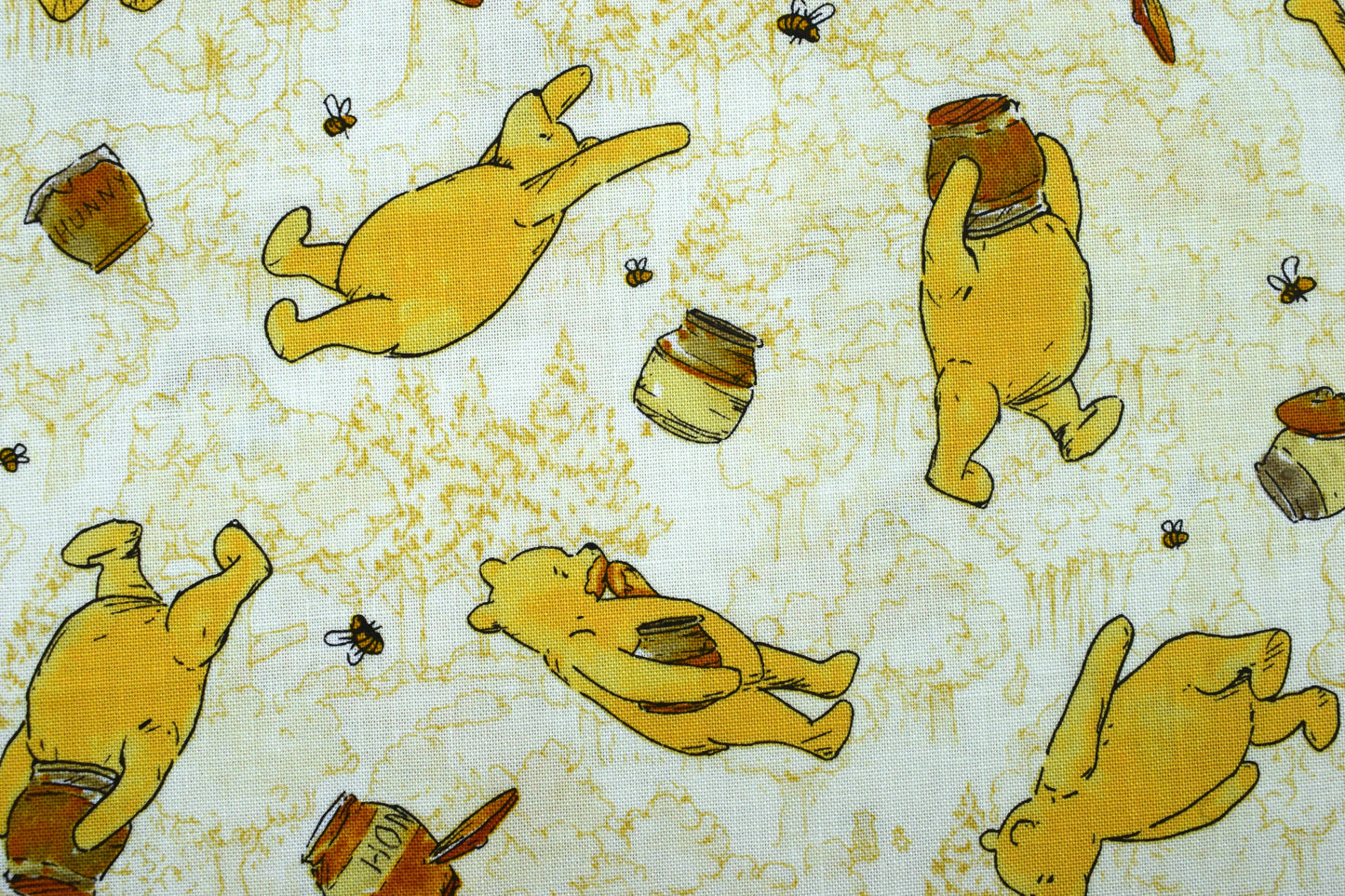 Winnie the pooh Quilting Fabric - Price by the Half Metre