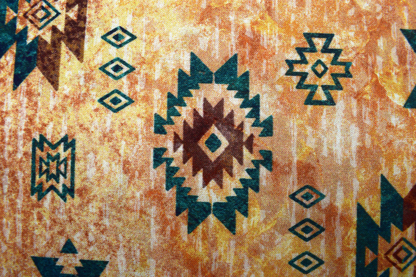 Navajo Motif Fabric, Sedona Spirit Quilt Cotton - Price by Half Metre