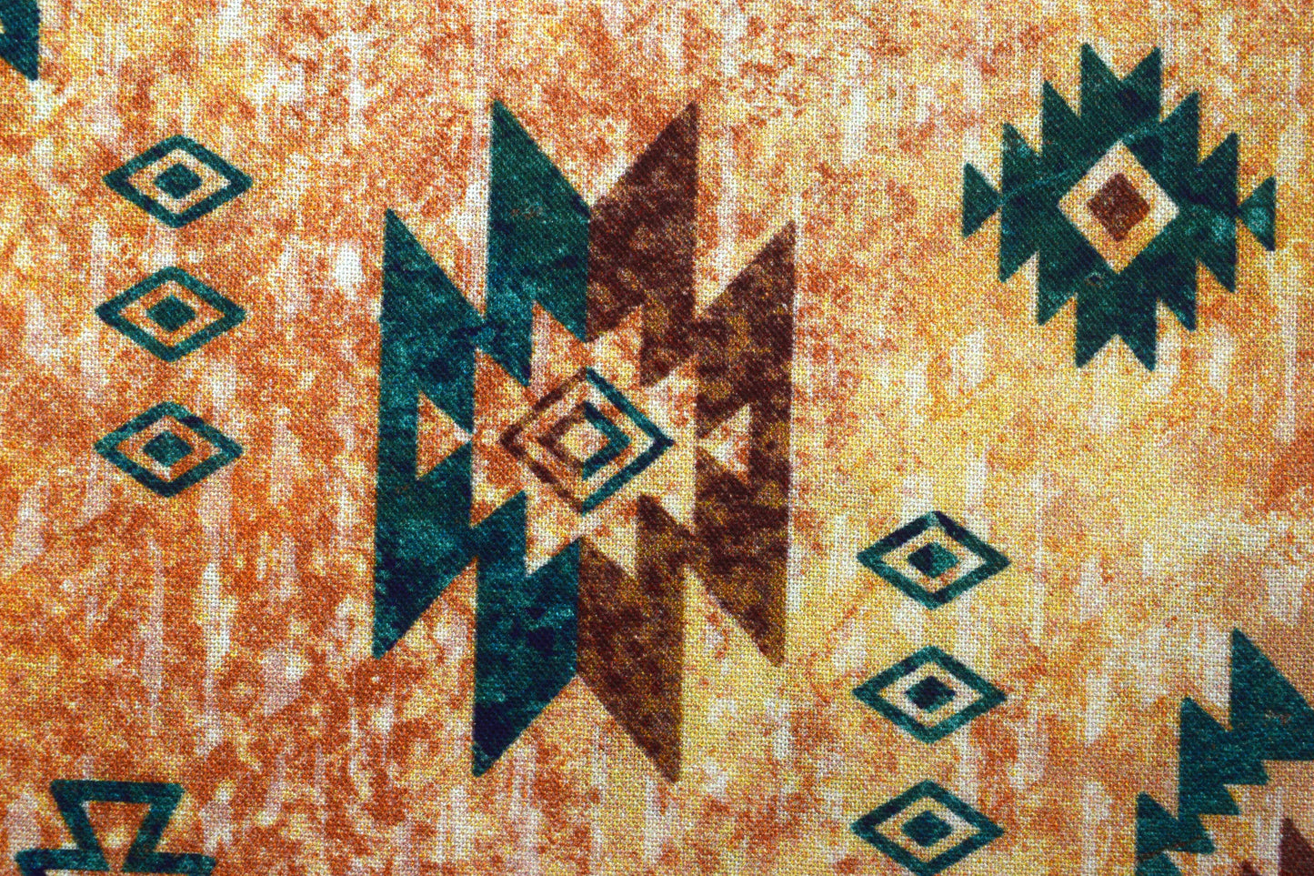 Navajo Motif Fabric, Sedona Spirit Quilt Cotton - Price by Half Metre