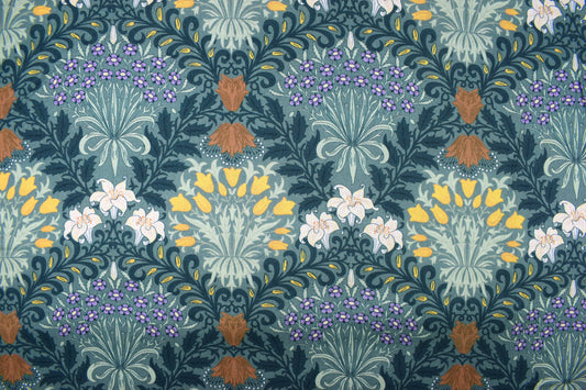 William Morris Garden fabric, Cotton Quilting fabric, Kelmscott Garden - Price by the Half Metre - The Quilt Sanctuary