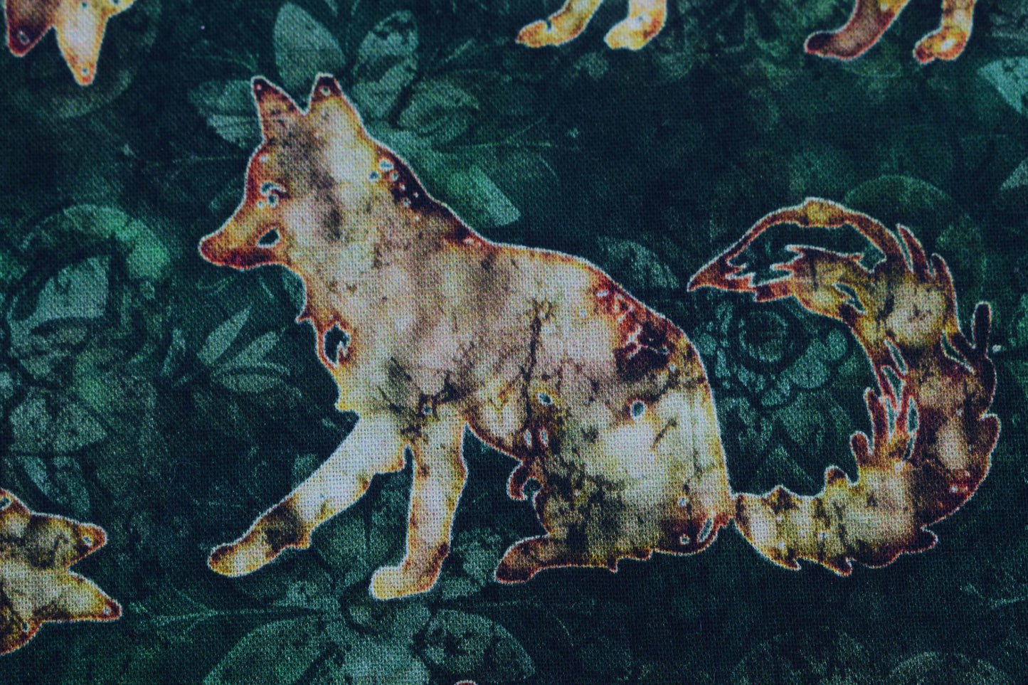 Wild Wood fox fabric, Quilting fabric, cotton fabric - Price by the Half Metre - The Quilt Sanctuary