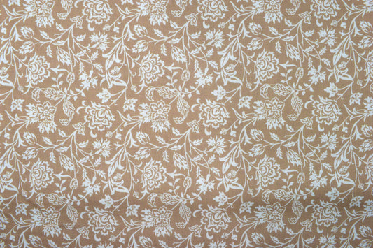 William Morris Brentwood cotton Quilting Fabric – Olive Orchard - Price by the Half Metre - The Quilt Sanctuary