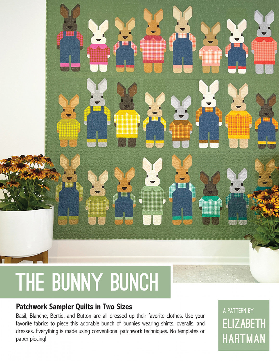 The Bunny Bunch Quilt Pattern by Elizabeth Hartman - PATTERN ONLY
