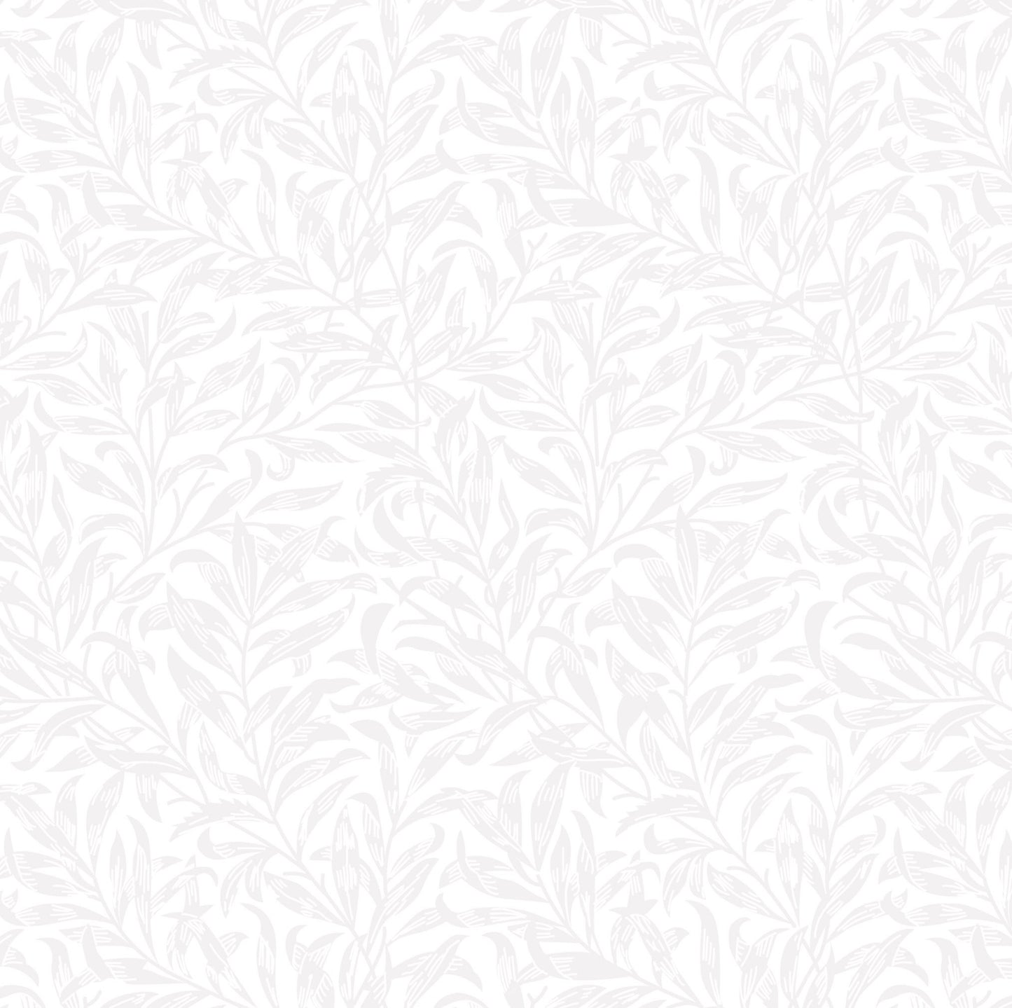 William Morris Willow Bough, White Quilting fabric, cotton fabric - Price by the Half Metre - The Quilt Sanctuary