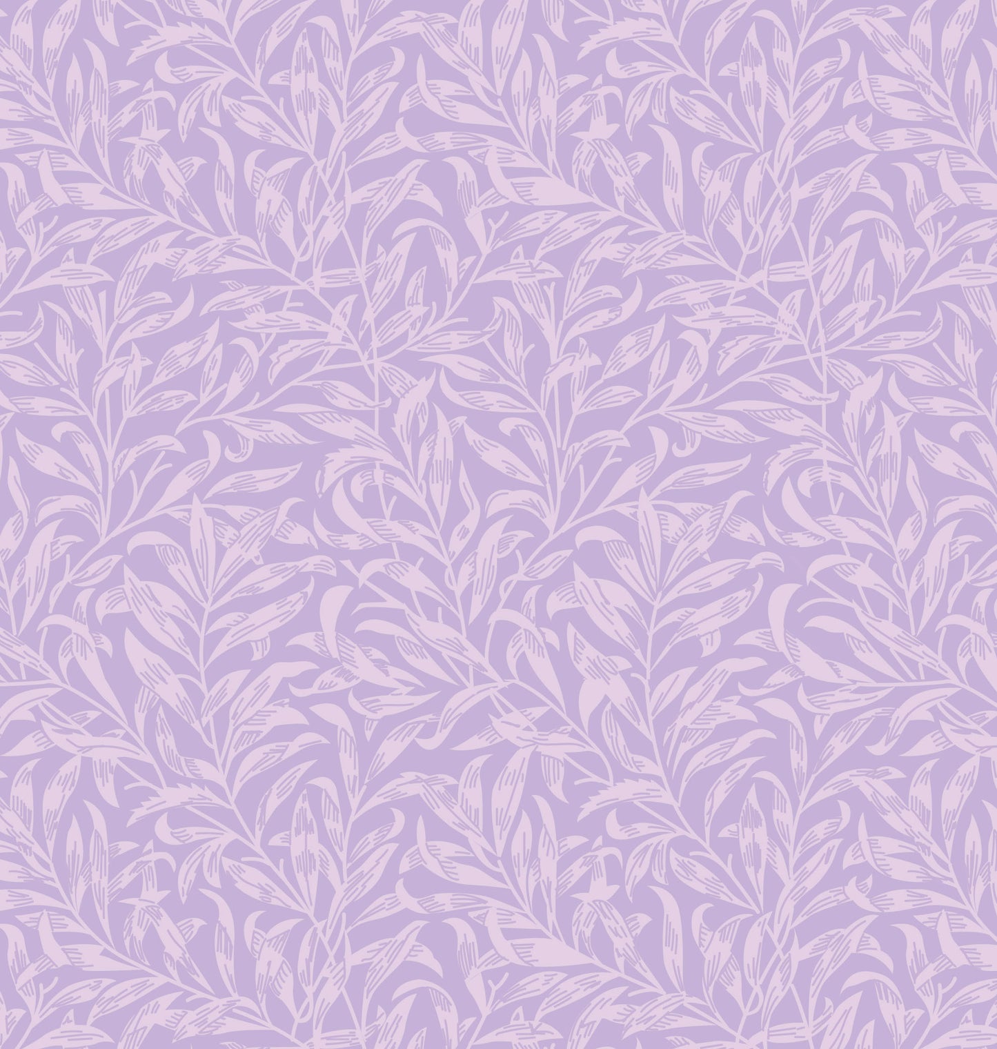 William Morris Willow Bough, Lilac Quilting fabric, cotton fabric - Price by the Half Metre - The Quilt Sanctuary
