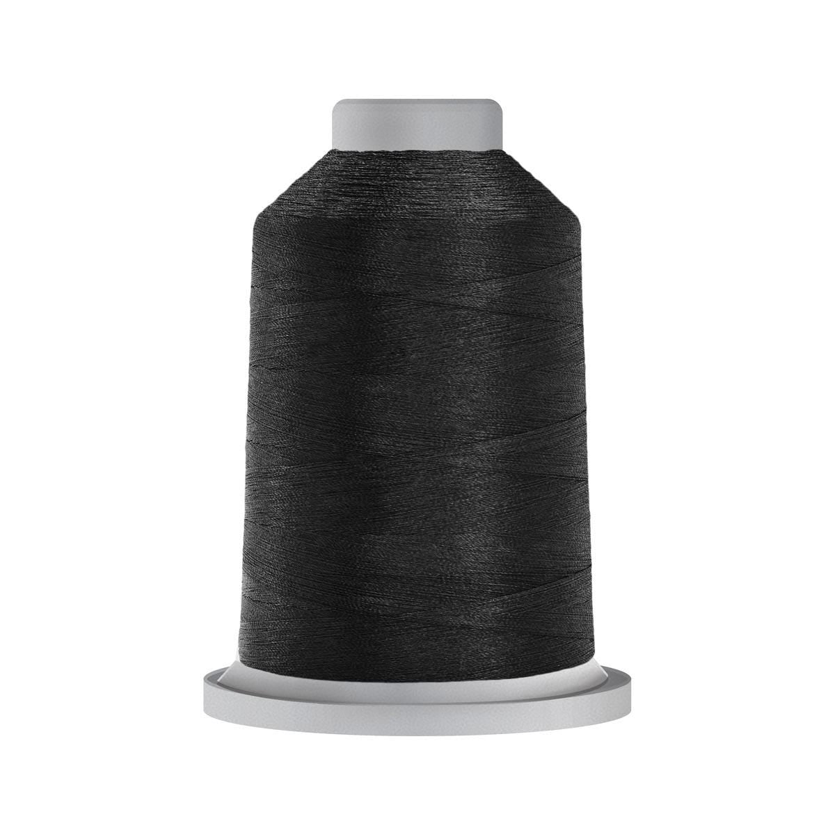 Black thread, quilting thread, sewing machine thread, glide no 40, Tex 27, sewing thread, 1000m cone, polyester thread - The Quilt Sanctuary