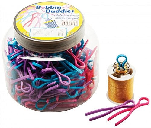 Bobbin Buddies, bobbin clips, bobbin holders, bobbin keeper, bobbin organiser, thread clip, bobbins - price per 10 clips The Quilt Sanctuary