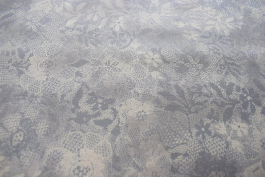 grey lace fabric, floral lace pattern, Quilting fabric by inprint Jane Makower - Price by the Half Metre The Quilt Sanctuary