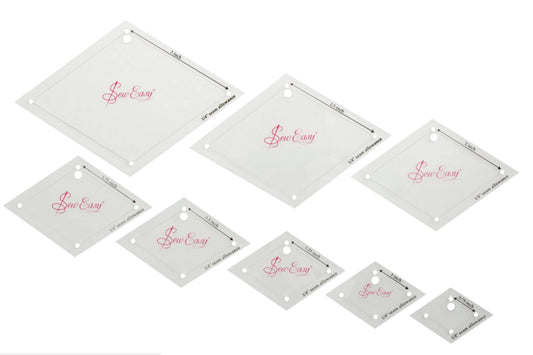 Diamond quilting templates, quilting rulers, quilting ruler, cutting template, sew easy template, paper piecing, quilting gift The Quilt Sanctuary