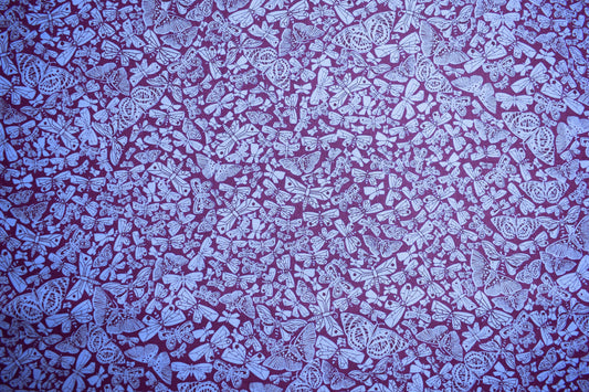 butterfly fabric, makower fabric, cotton fabric, quilting fabric, Price by the Half Metre The Quilt Sanctuary